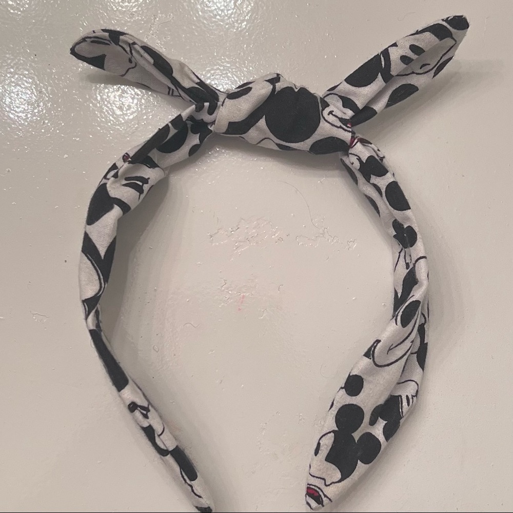 Mickey faces bow headband